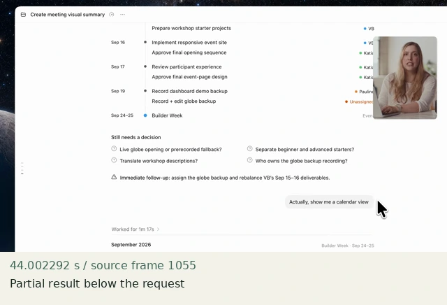 Partial result below the request at source 44.002292 seconds