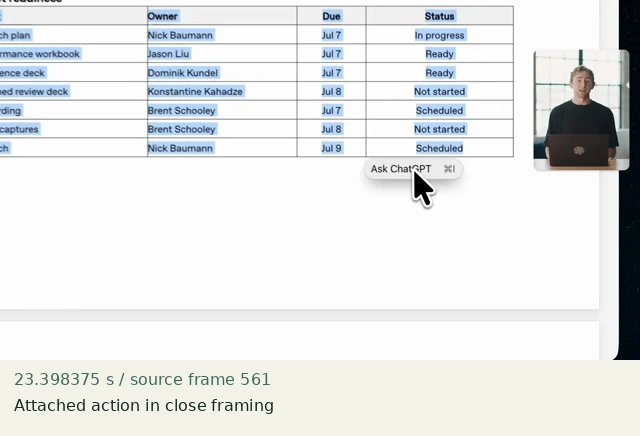 Attached action in close framing at source 23.398375 seconds
