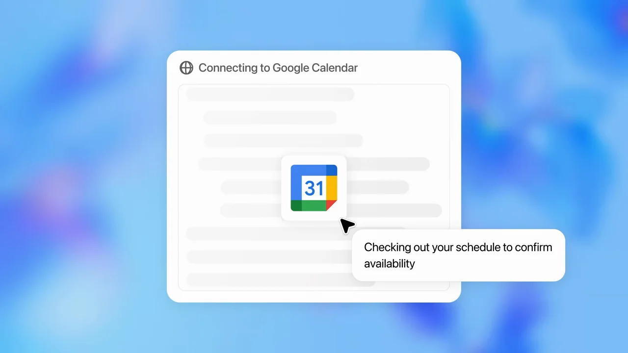 The calendar icon replaces the mail icon in the same simplified card.