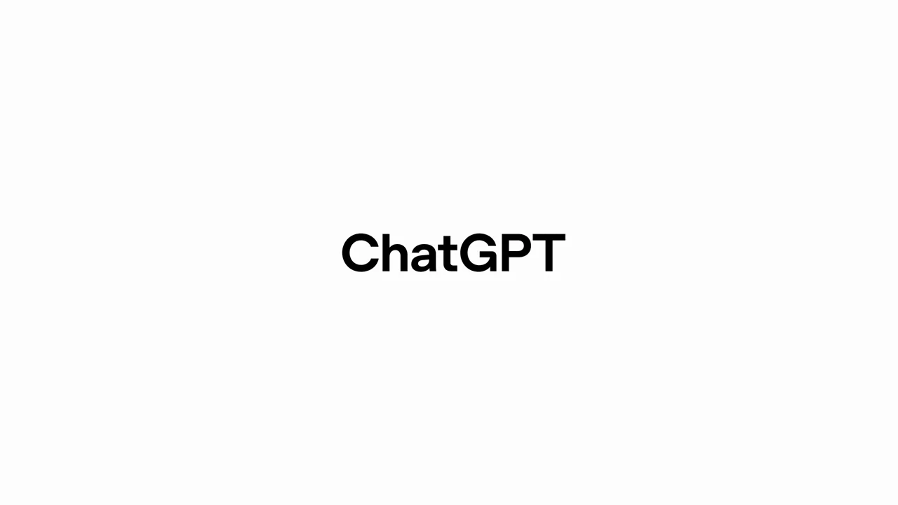 A ChatGPT wordmark ends the film.