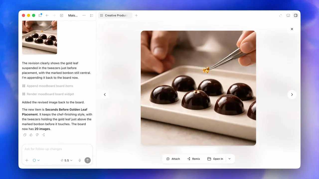 A changed version of the chocolate-making image appears.