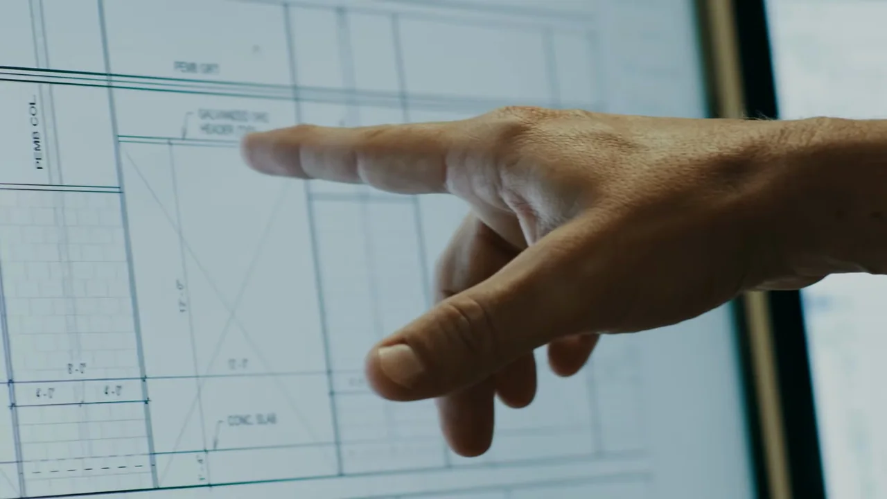 Paper, a hand pointing at a screen, and files create work-context inserts.