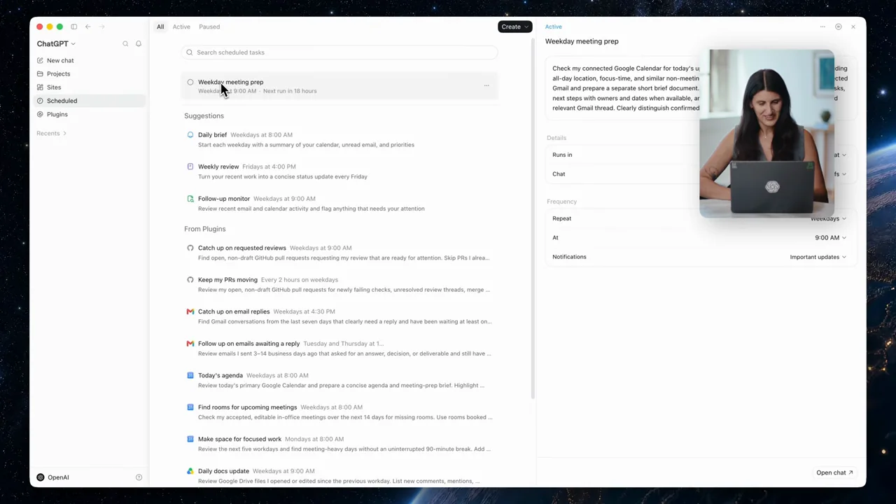 Representative frame from Scheduled Tasks