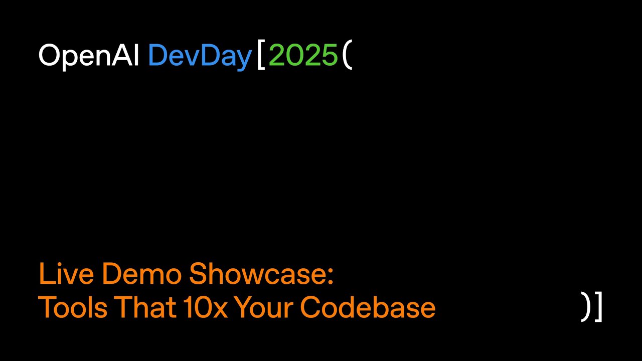 Live Demo Showcase: Tools That 10x Your Codebase — original channel thumbnail