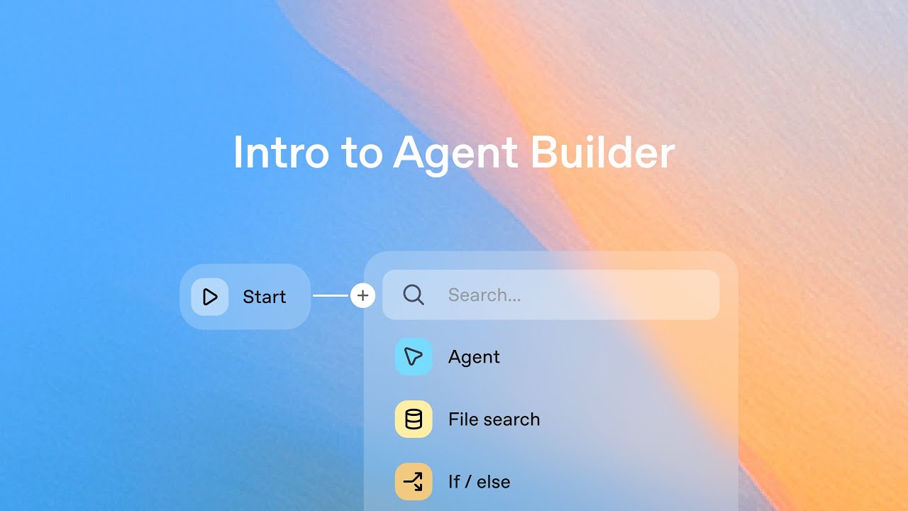 Intro to Agent Builder — original channel thumbnail