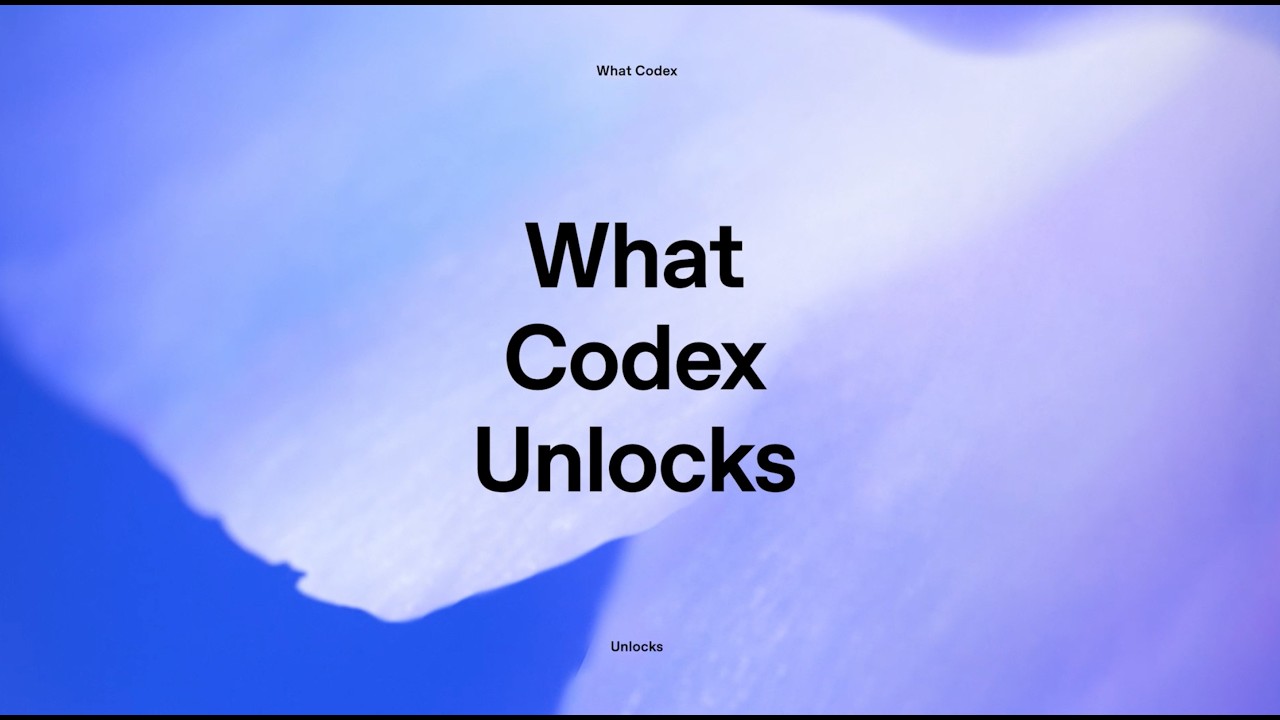 What Codex Unlocks for Ryan Hendler, dev at me&u — original channel thumbnail