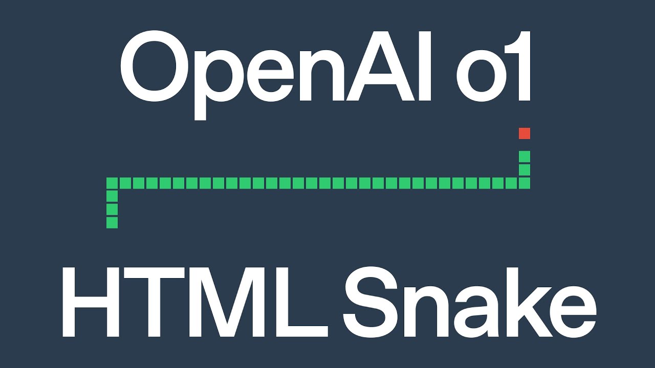 HTML Snake with OpenAI o1 — original channel thumbnail