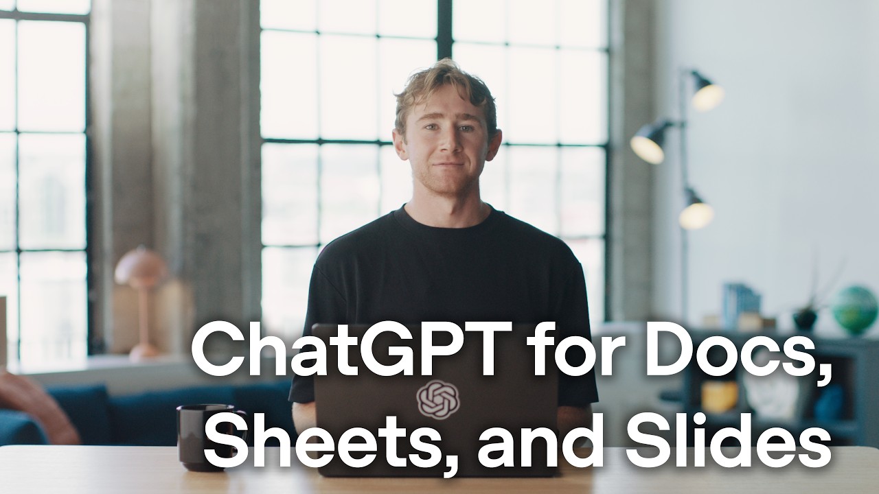 Work with docs, sheets, and slides in ChatGPT