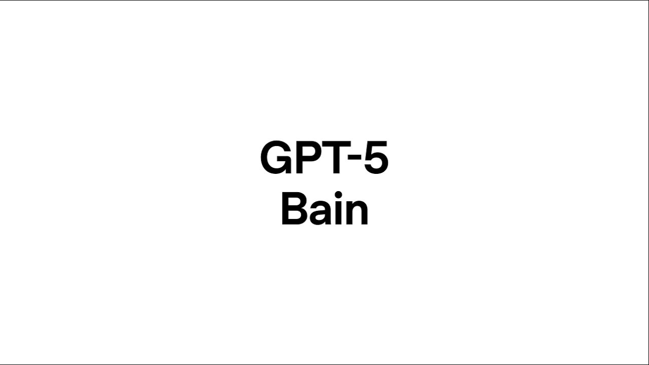 Bain accelerates client value with GPT-5 — original channel thumbnail
