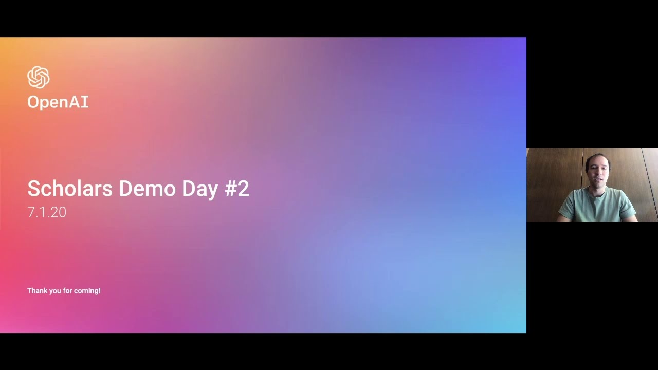 Introductions by Sam Altman & Greg Brockman | OpenAI Scholars Demo Day 2020 — original channel thumbnail