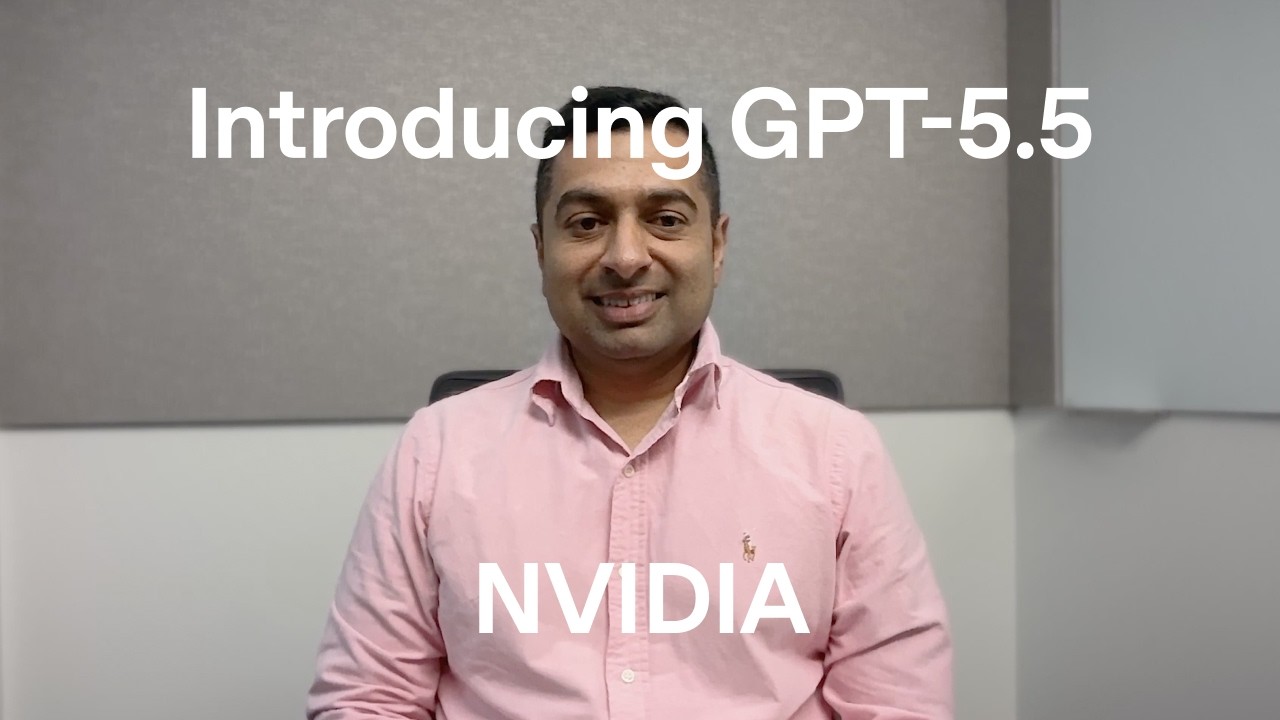 Introducing GPT-5.5 with NVIDIA's AI Researcher — original channel thumbnail