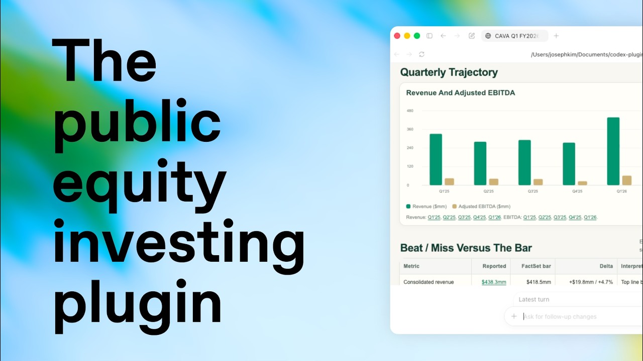 Analyze earnings and update your investment thesis with Codex — original channel thumbnail