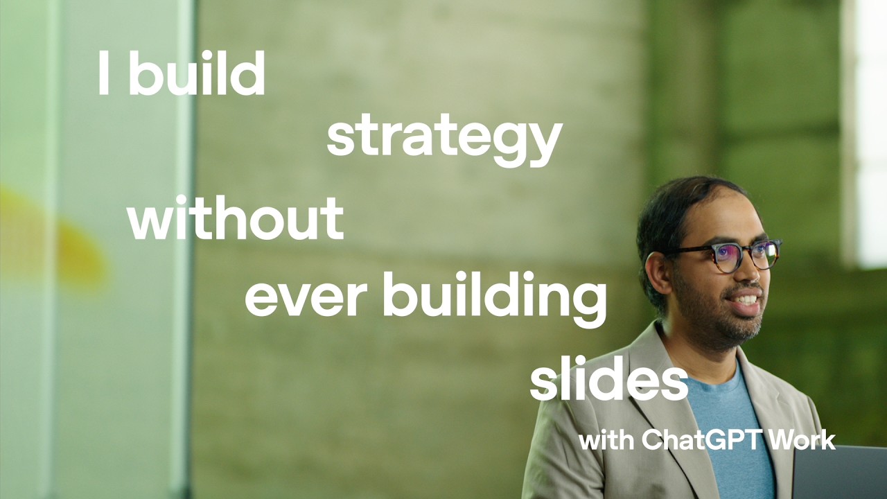 How to Turn a Business Question Into a Strategy Deck With ChatGPT Work | Tutorial — original channel thumbnail