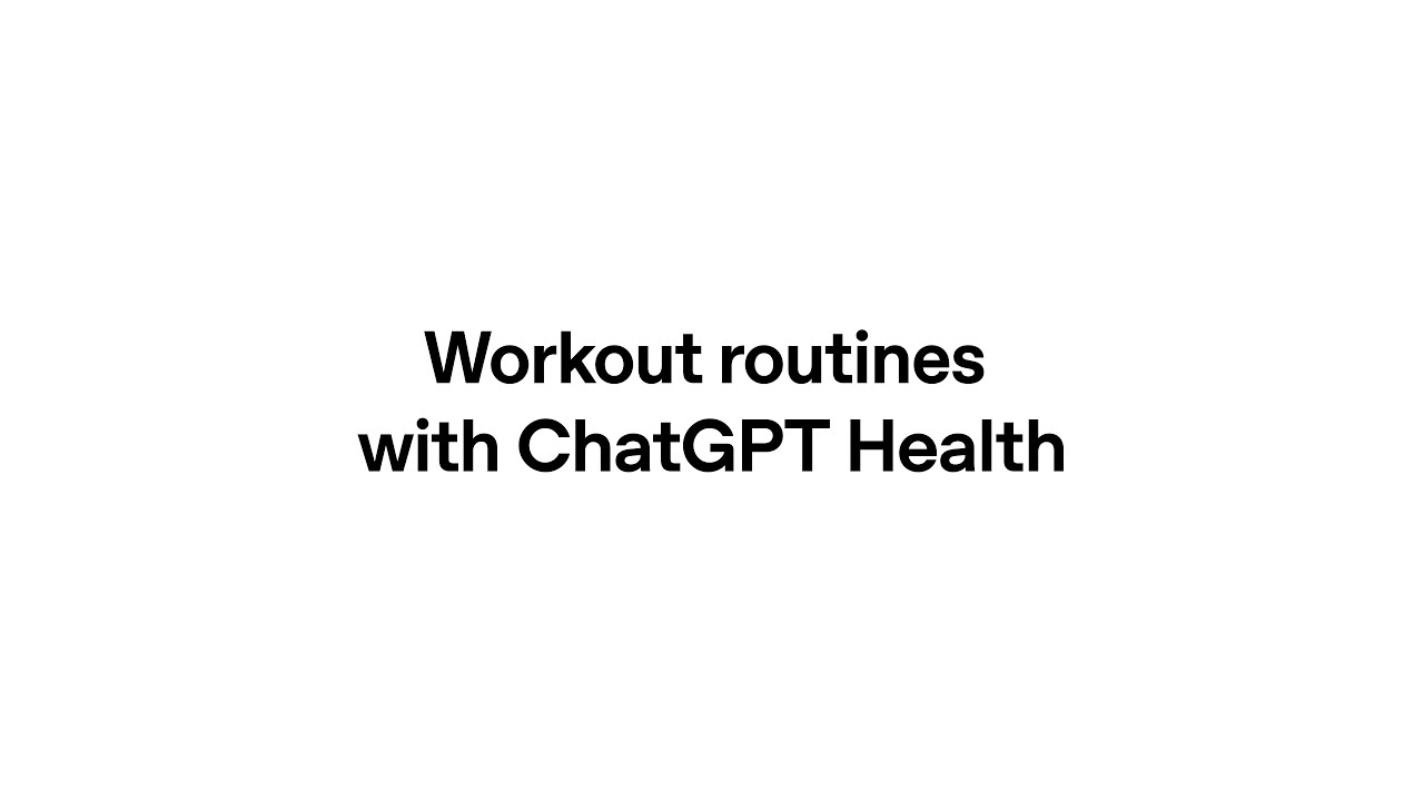 Securely connecting your information and apps with ChatGPT Health — original channel thumbnail