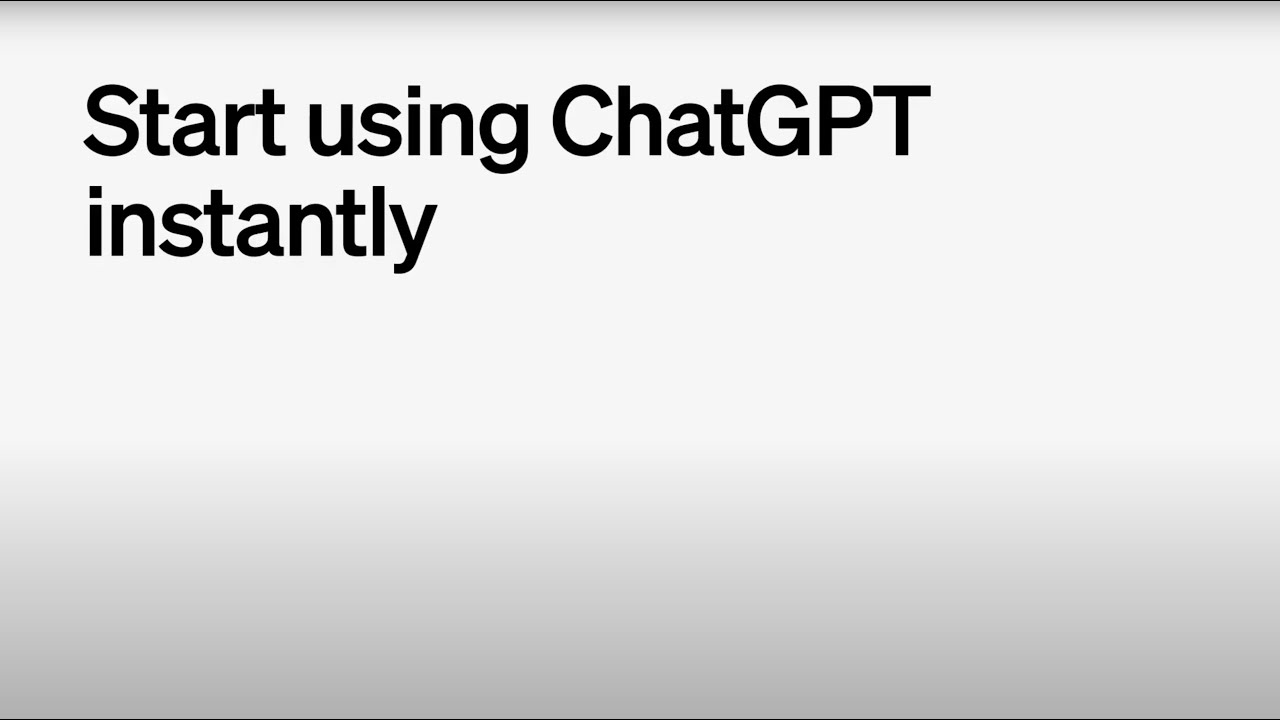 Start using ChatGPT Instantly — original channel thumbnail