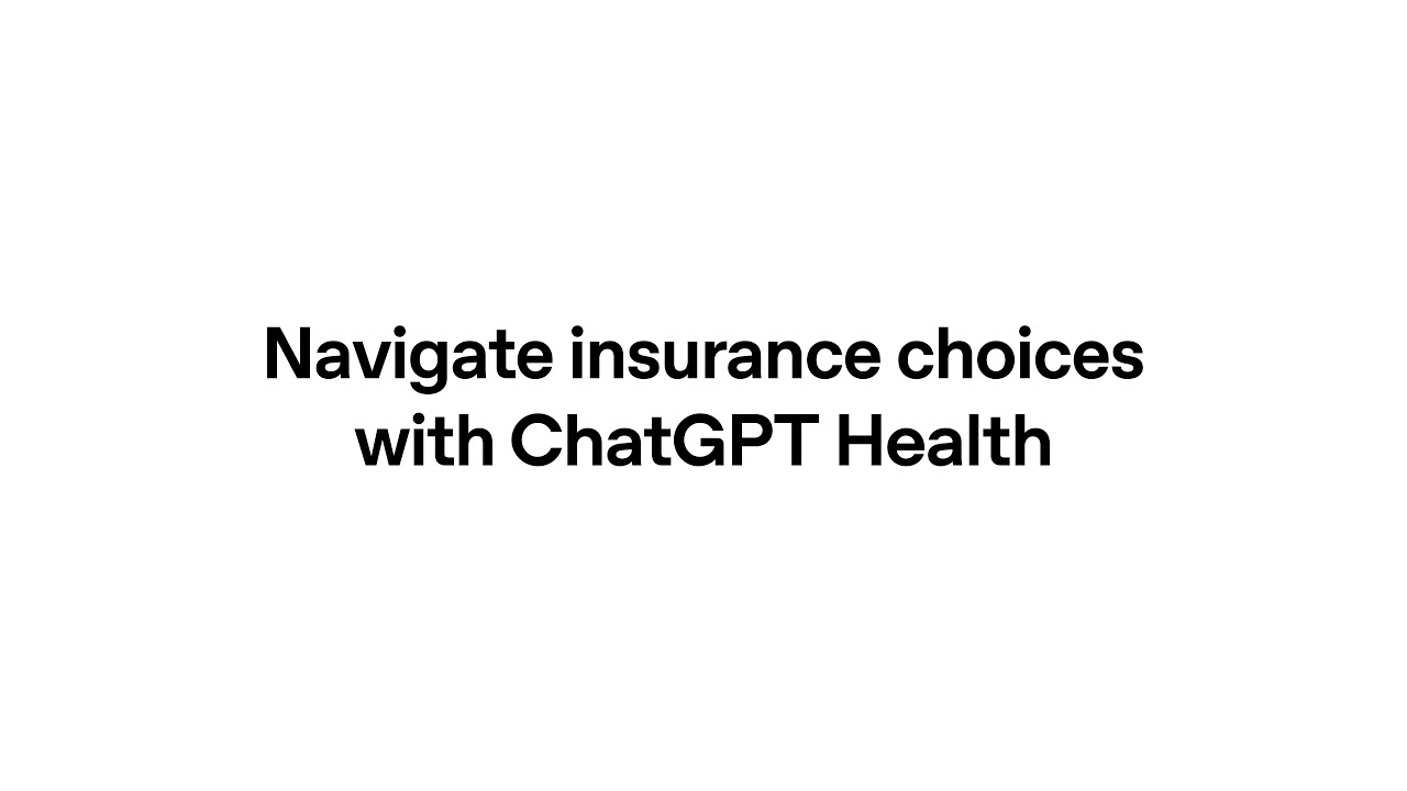 Helping you choose the right insurance plan for you with ChatGPT — original channel thumbnail