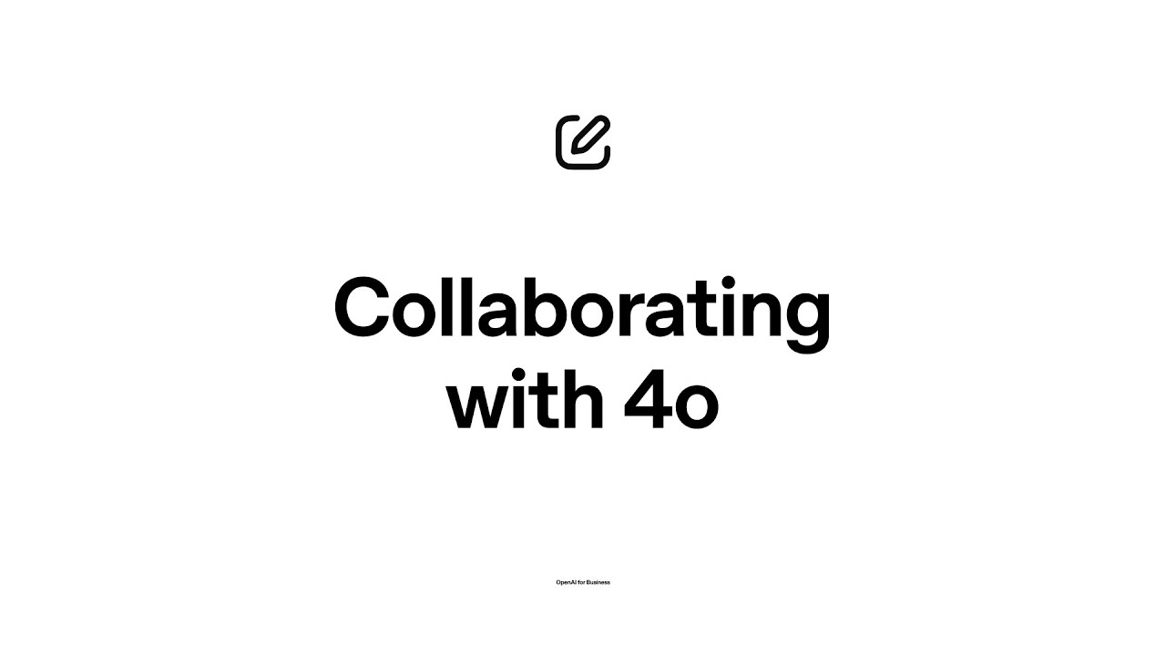 Collaborate and write with GPT-4o — original channel thumbnail