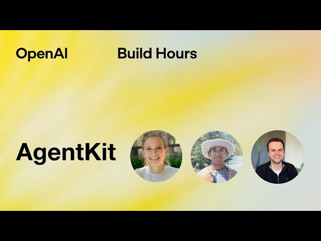 Build Hour: AgentKit — original channel thumbnail