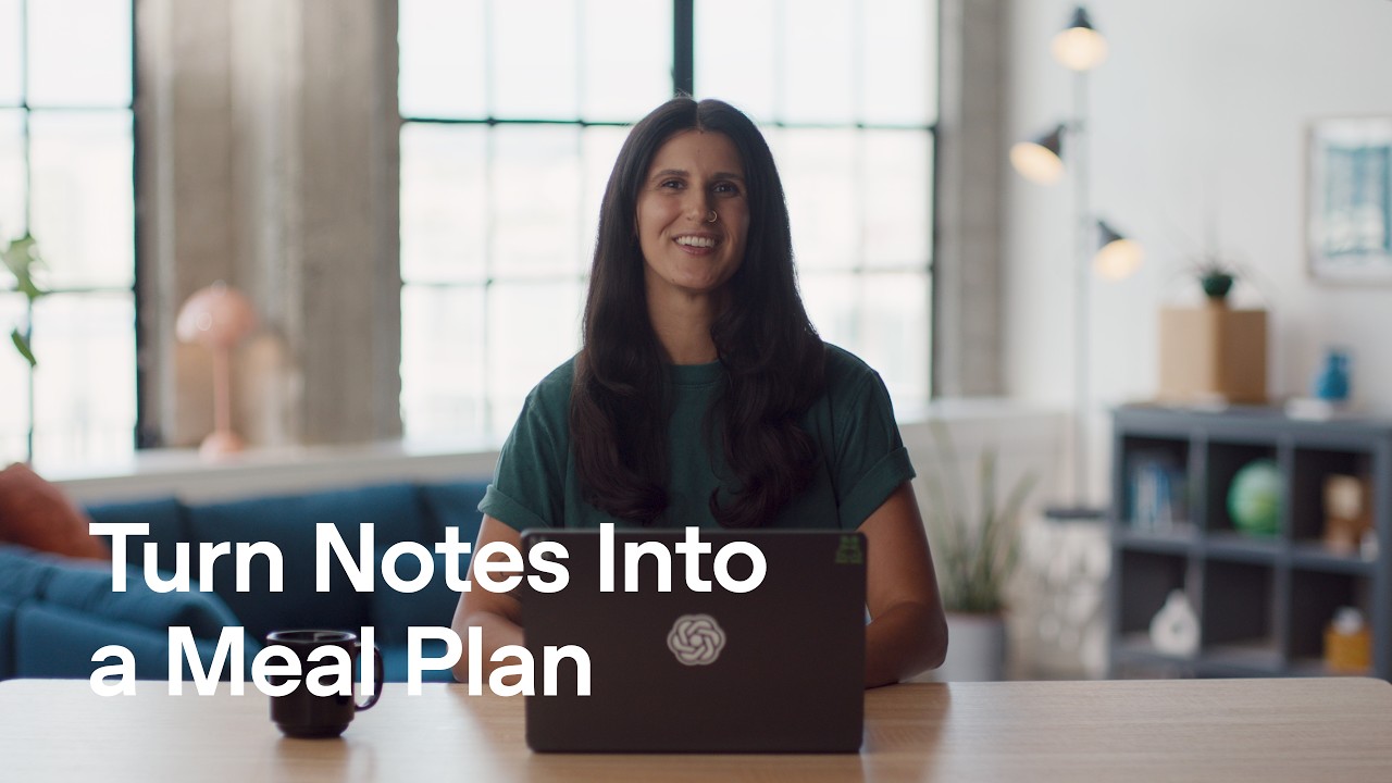 How to Build a Personalized Meal Planner with ChatGPT Work — original channel thumbnail