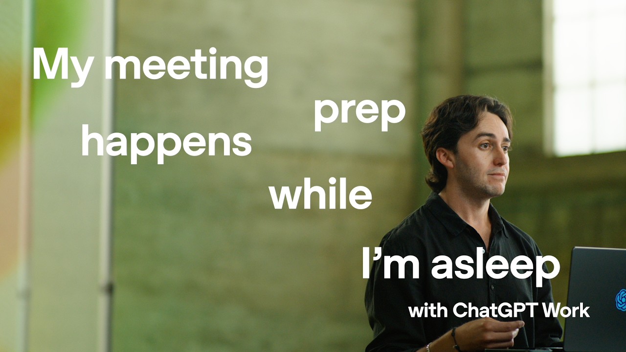How to Prepare for Customer Meetings With ChatGPT Work | Tutorial — original channel thumbnail